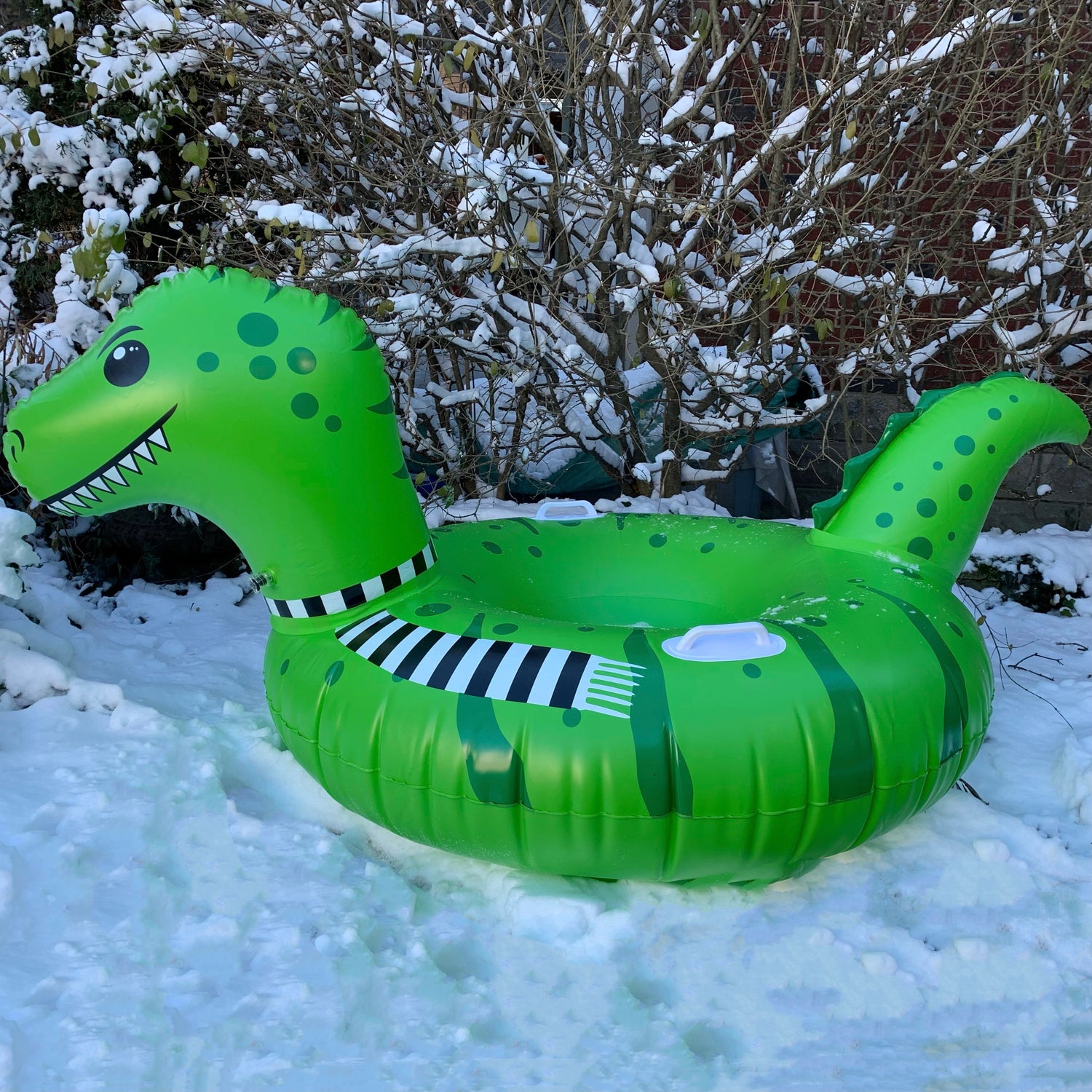 Large 61" Dinosaur PVC Snow Tube 0.5MM - Inflatable 