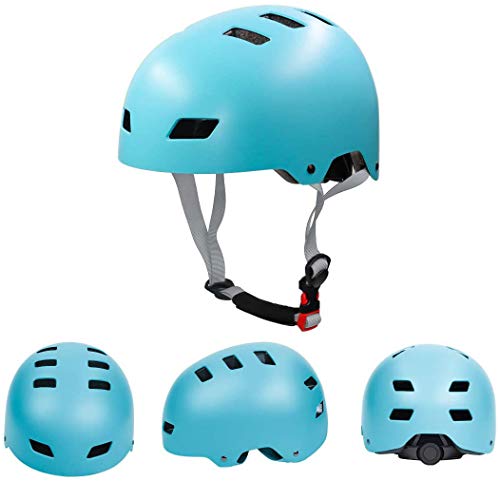 LANOVAGEAR Toddler Bike Helmet for Kids Youth 2-14 Years Old Girls Boys, Adjustable Skateboard Helmet for Cycling Scooter Inline Skating Skateboarding